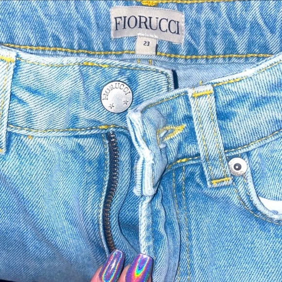 Fiorucci Denim high-waisted Angel jeans 👼🏼 like new - Picture 7 of 13